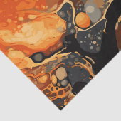 Halloween Marmor Wasserfarbe Swirl 7 Seidenpapier (Detail)