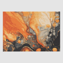 Halloween Marmor Wasserfarbe Swirl 7 Seidenpapier