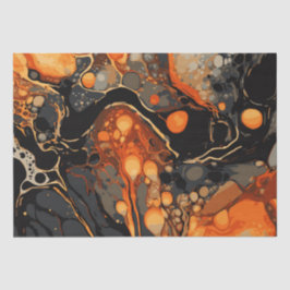 Halloween Marmor Wasserfarbe Swirl 8 Seidenpapier