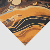 Halloween-Marmor-Wasserfarben-Swirl 10 Seidenpapier (Detail)