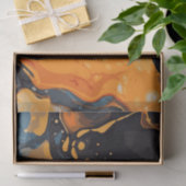 Halloween-Marmor-Wasserfarben-Swirl 14 Seidenpapier (Geschenk)