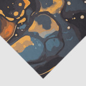 Halloween-Marmor-Wasserfarben-Swirl 14 Seidenpapier (Detail)