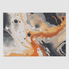 Halloween-Marmor-Wasserfarben-Swirl 16 Seidenpapier