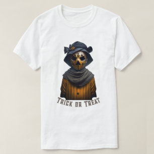 Halloween-Maske in Hoodie T-Shirt