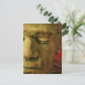 Halloween-Maskenpostkarte Postkarte (Stehend Vorderseite)