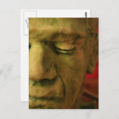 Halloween-Maskenpostkarte Postkarte (Vorne/Hinten)