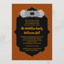 Halloween-Maskerade-Ball-Kostüm-Party Einladung