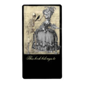 Halloween Masquerade Ball Buchzeichen (Vorne)