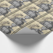 Halloween Masquerade Ball Geschenkpapier (Ecke)