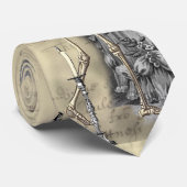 Halloween Masquerade Ball Krawatte (Gerollt)