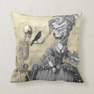 Halloween Masquerade Ball Throw Kissen