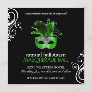 Halloween Masquerade Einladung ~ CUSTOM