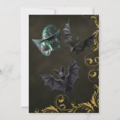 Halloween Masquerade Party Einladung (Rückseite)