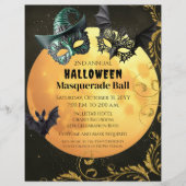 Halloween Masquerade Party Flyer (Vorne)