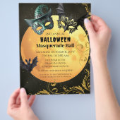 Halloween Masquerade Party Flyer (Hand)