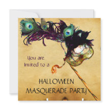 HALLOWEEN MASQUERADE PARTY schwarz-weiß