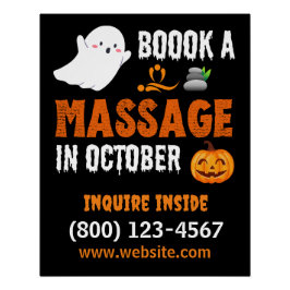 Halloween Massage Special Poster