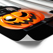 Halloween Master Builder Ghost Kids Gebäude Block Poster (Ecke)