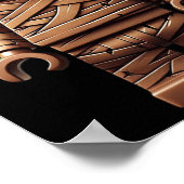 Halloween Master Builder Mummy Kids Gebäude Block Poster (Ecke)