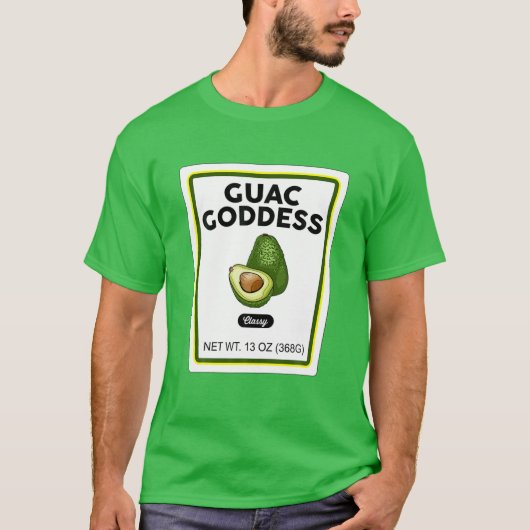 Halloween Matching Costume Guacamole Goddess Bottl T-Shirt (Vorderseite)