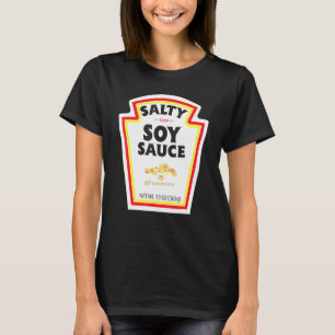 Halloween Matching Costume Salty Soy Sauce Flasche T-Shirt