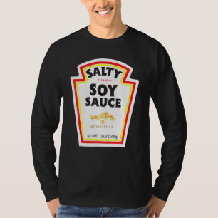Halloween Matching Costume Salty Soy Sauce Flasche T-Shirt