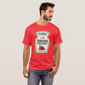 Halloween Matching Costume Saucy Tomato Ketchup Bo T-Shirt (Vorne ganz)