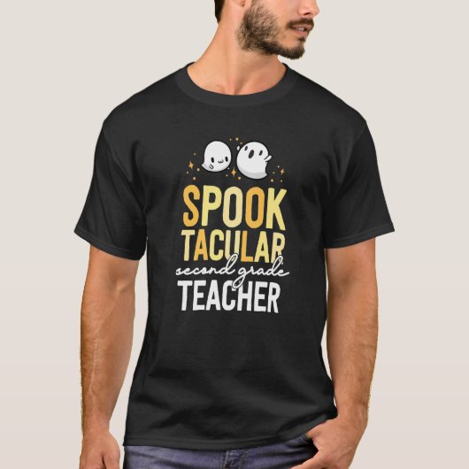 Halloween-Matching-Schule der zweiten Klasse T-Shirt (Vorderseite)