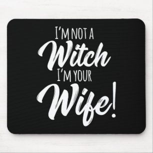 Halloween Matching Women Fun Ich bin keine Hexe, d Mousepad