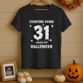 Halloween Maternity Counting 31 Wochen T-Shirt