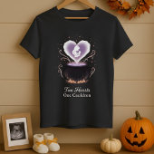 Halloween Maternity Two Hearts One Cauldron T-Shirt
