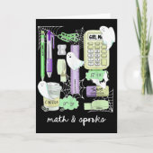 Halloween Math Teacher Ghosts Trig Or Treat Studen Karte (Vorderseite)