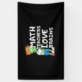 Halloween-Mathe-Liebe Banner (Vertikal)