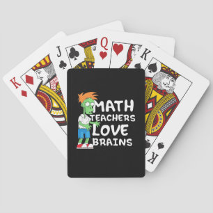 Halloween-Mathe-Liebe Spielkarten