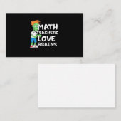 Halloween-Mathe-Liebe Visitenkarte (Vorne/Hinten)