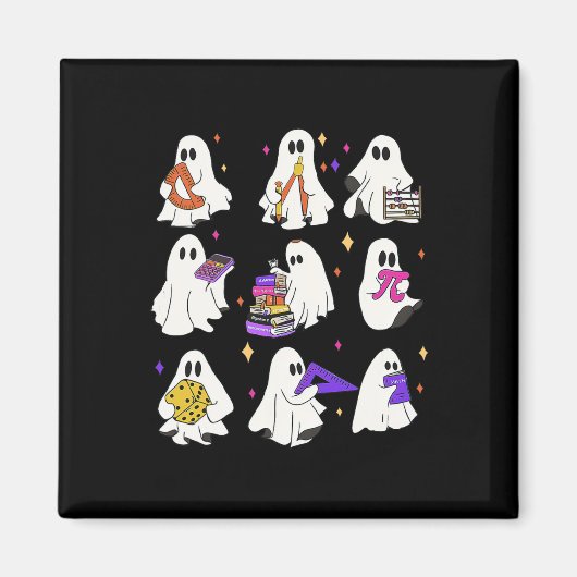 Halloween Mathelehrer Magnet (Vorne)