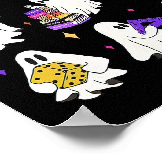 Halloween Mathelehrer Poster (Ecke)