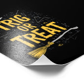 Halloween Mathematik Lehrer Trig oder Leckerei Sch Fotodruck (Ecke)