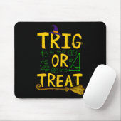 Halloween Mathematik Lehrer Trig oder Leckerei Stu Mousepad (Mit Mouse)