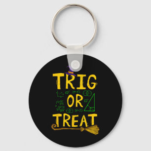 Halloween Mathematik Lehrer Trig oder Leckerei Stu Schlüsselanhänger
