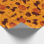 Halloween Matte Wrapping Paper, 30" x 15' Geschenkpapier (Ecke)