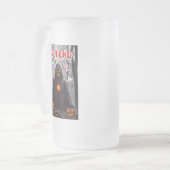 Halloween Mattglas Bierglas (Vorderseite Links)
