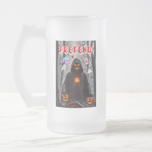 Halloween Mattglas Bierglas (Links)