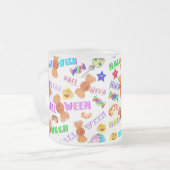 Halloween Mattglastasse (Vorderseite Links)