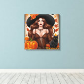 Halloween Mauer verzaubern Kunst - Autumnal Leinwanddruck (Insitu (Holzboden))