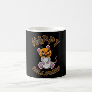 Halloween Maus Mice Rat Pumpkin Horror Geschenk Id Kaffeetasse