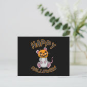 Halloween Maus Mice Rat Pumpkin Horror Geschenk Id Postkarte (Stehend Vorderseite)
