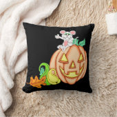 Halloween Maus und Pumpkin Kissen (Decke)