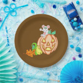 Halloween Maus und Pumpkin Pappteller (Party)