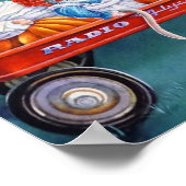 Halloween Mäuse in Pumpkin Patch Wasserfarbe 16x20 Poster (Ecke)